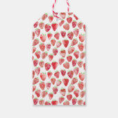 Erdbeere Personalisiert Geschenkanhänger (Rückseite)