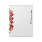 Erdbeere Personalisiert Notizblock (Rotiert)