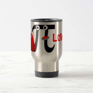 Erdbeere PI LOVER Aluminium Travel Mug Reisebecher