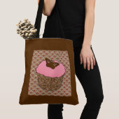 Erdbeere Pink Mattiert Cupcake Tasche (Von Nahem)