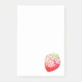 Erdbeere Post-it Klebezettel (Vorderseite)