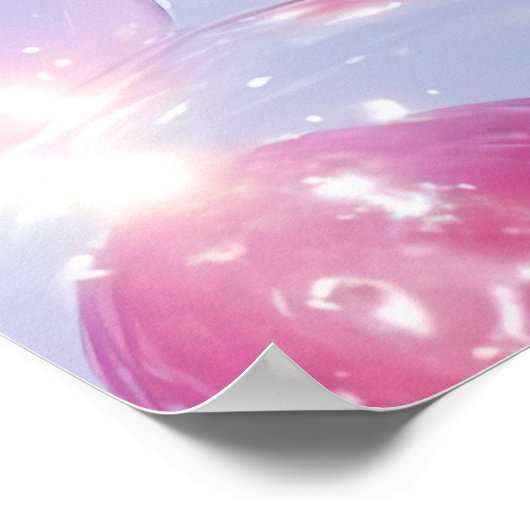 Erdbeere Poster (Ecke)