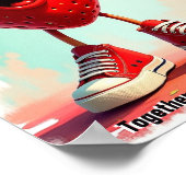 Erdbeere Poster (Ecke)