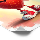 Erdbeere Poster (Ecke)