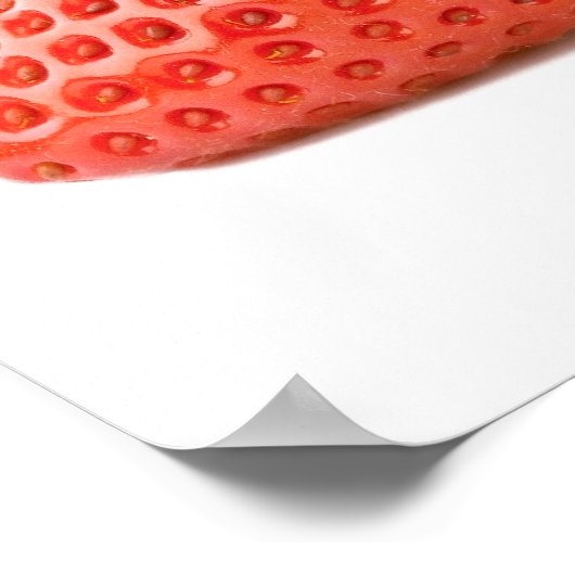 Erdbeere Poster (Ecke)