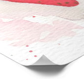 Erdbeere Poster (Ecke)