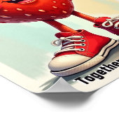 Erdbeere Poster (Ecke)