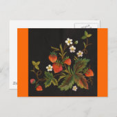 Erdbeere Postkarte (Vorne/Hinten)