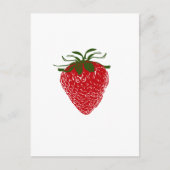 Erdbeere: Postkarte (Vorderseite)