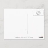 Erdbeere Postkarte (Rückseite)