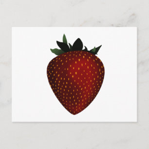 Erdbeere Postkarte