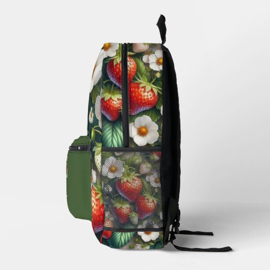Erdbeere Red Berry Fruit Rucksack (Rechts)