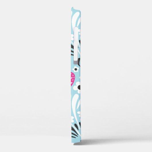 Erdbeere: Rosa Berry Nahtlos. Case-Mate iPhone Hülle (Rückseite / Links)