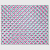 Erdbeere: Rosa Berry Nahtlos. Geschenkpapier (Flach)