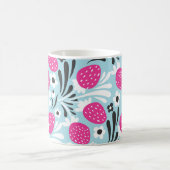 Erdbeere: Rosa Berry Nahtlos. Kaffeetasse (Mittel)