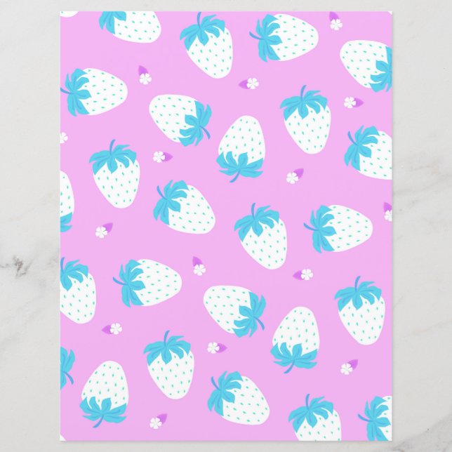 Erdbeere Rosa Blau (Vorderseite)