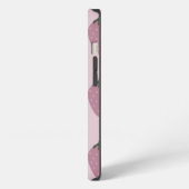 Erdbeere, rosa, Früchte iPhone Hülle (Linke Seite)