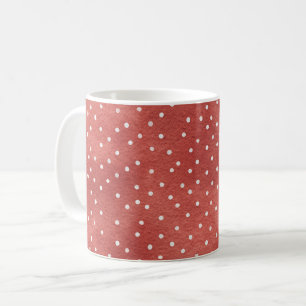 Erdbeere Rot Weiße Punkte Kaffeetasse