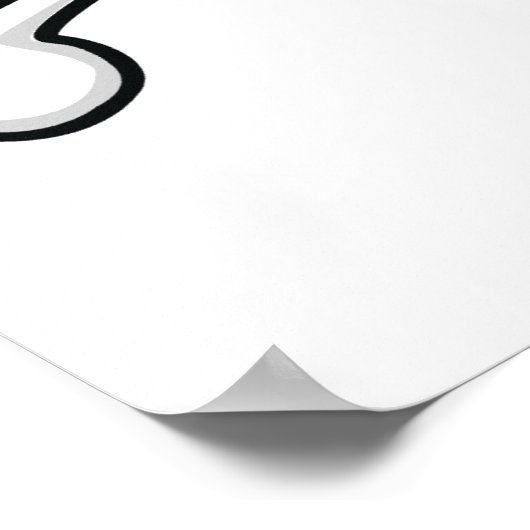 Erdbeere Schädel und Kreuzknochen Poster (Ecke)