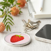 Erdbeere Schlüsselanhänger (Seite)