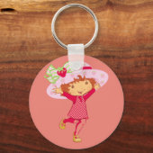 Erdbeere Schlüsselanhänger (Vorderseite)