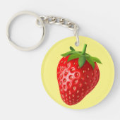 Erdbeere Schlüsselanhänger (Vorderseite)