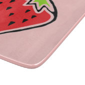 Erdbeere Schneidebrett (Ecke)