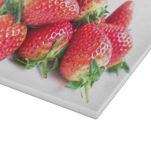 Erdbeere Schneidebrett (Ecke)