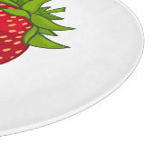 Erdbeere Schneidebrett (Ecke)