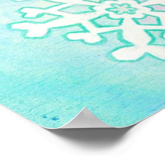 Erdbeere Schokolade Eiscreme Fee Poster (Ecke)