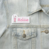 Erdbeere Schütteln Milkshake Eiscreme Floß Namensschild (Beispiel)