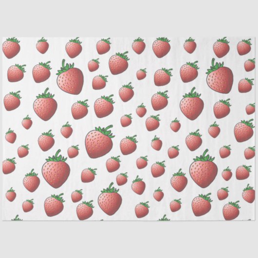 Erdbeere Seidenpapier (Vorderseite)