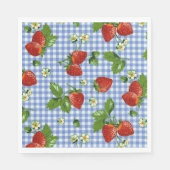 Erdbeere Serviette (Vorderseite)