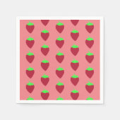 Erdbeere Serviette (Vorderseite)