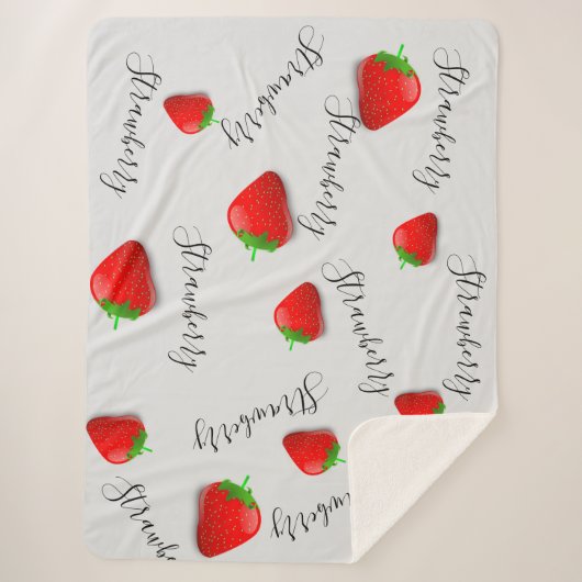 Erdbeere Sherpadecke (Vorderseite)