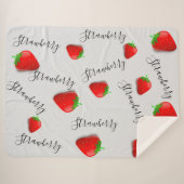 Erdbeere Sherpadecke (Vorderseite (Horizontal))