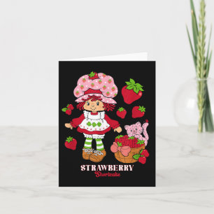 Erdbeere Shortcake & amp; Kitty Custard Vintag Karte