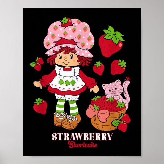 Erdbeere Shortcake & amp; Kitty Custard Vintag Poster (Vorne)