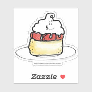 Erdbeere Shortcake Aufkleber