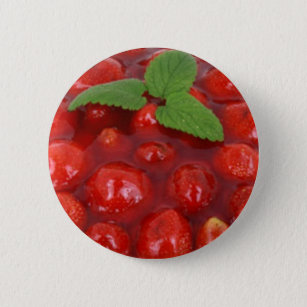 Erdbeere Shortcake Button