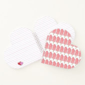 Erdbeere Shortcake Eclair Ice Pop Popsiv Notizblock (Innenseite)