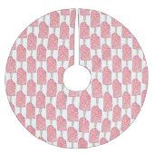 Erdbeere Shortcake Ice Popsim Junk Food Polyester Weihnachtsbaumdecke (Vorderseite)