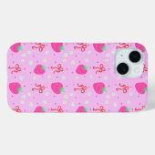 Erdbeere Shortcake iPhone 15 Fall Case-Mate iPhone Hülle (Rückseite (Horizontal))