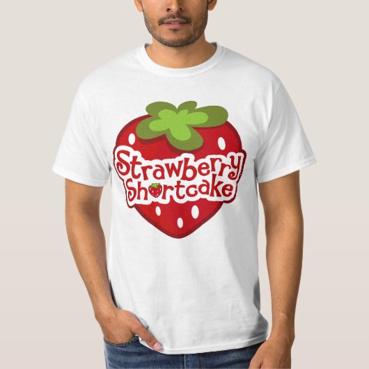 Erdbeere Shortcake witzig T-Shirt (Vorderseite)