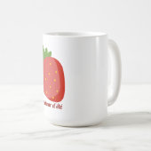Erdbeere Sommerfrische Kaffeetasse (VorderseiteRechts)