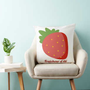 Erdbeere Sommerfrische Kissen