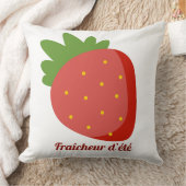 Erdbeere Sommerfrische Kissen (Decke)