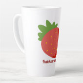 Erdbeere Sommerfrische Milchtasse (Linke Ecke)
