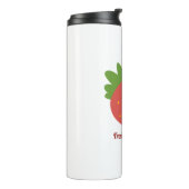 Erdbeere Sommerfrische Thermosbecher (Nach links gedreht)