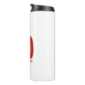 Erdbeere Sommerfrische Thermosbecher (Nach rechts gedreht)